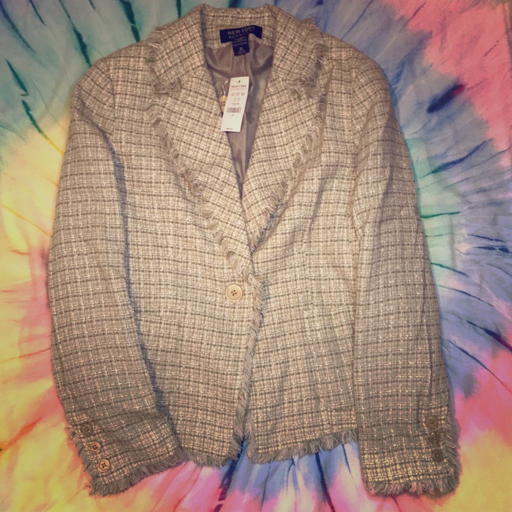 Green Coat With Fray